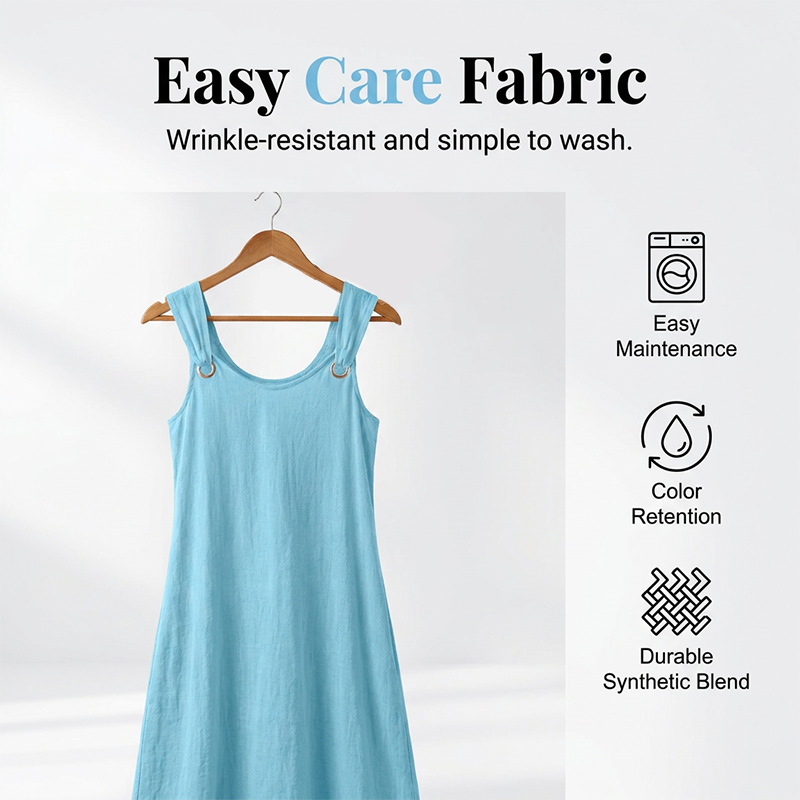 👗 Damen ärmelloses V-Ausschnitt Maxikleid mit Ringträgern – eleganter Look, luftiges Design & vielseitig kombinierbar