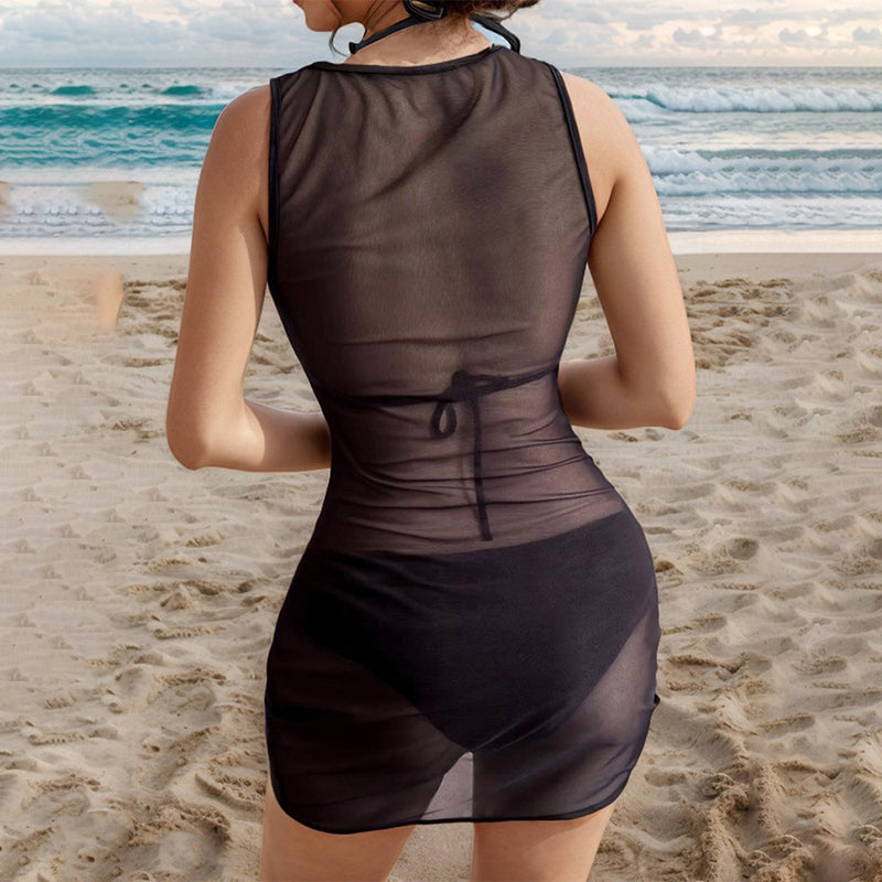 ☀️3-Piece Bikini Set with Graphic Cover-Up👙Summer Style, Comfort & Confidence – All In One!🌴