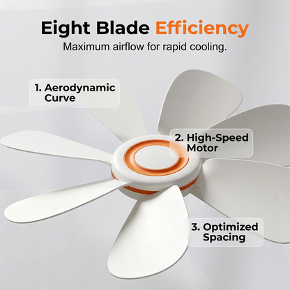 🏆LAST DAY SALE 50% OFF🔥Portable Mini Ceiling Fan with Hanging Hook