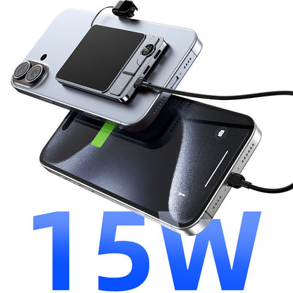🔋 NUR FÜR BEGRENZTE ZEIT: 50 % RABATT! ✨ 3-in-1-Magnet-Ladegerät für unterwegs – kabellos, mit integriertem Ständer, schlank 🍃
