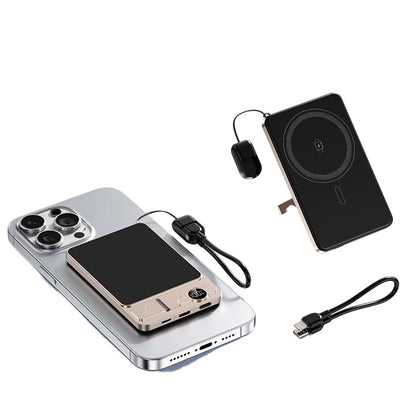 🔋 NUR FÜR BEGRENZTE ZEIT: 50 % RABATT! ✨ 3-in-1-Magnet-Ladegerät für unterwegs – kabellos, mit integriertem Ständer, schlank 🍃