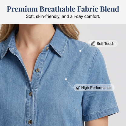 Elegantes und lässiges Jeanskleid für Damen