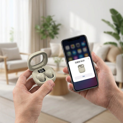 🎧 Mini-Kabellose Ohrhörer mit LED-Digitaldisplay-Ladecase – kompaktes Design, klarer Sound & lange Akkulaufzeit – perfekt für Sport, Reisen & Alltag – mit Echtzeit-Batterieanzeige