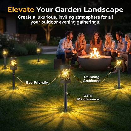 ⏰ Nur 5,70 € pro Stück! ⌛ Solar-Gartenleuchten für Außenwege (4 Stück) – energieautark, wasserdicht & automatisch bei Dunkelheit