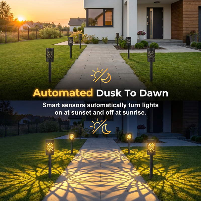 ⏰ Nur 5,70 € pro Stück! ⌛ Solar-Gartenleuchten für Außenwege (4 Stück) – energieautark, wasserdicht & automatisch bei Dunkelheit