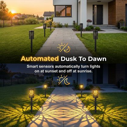 ⏰ Nur 5,70 € pro Stück! ⌛ Solar-Gartenleuchten für Außenwege (4 Stück) – energieautark, wasserdicht & automatisch bei Dunkelheit