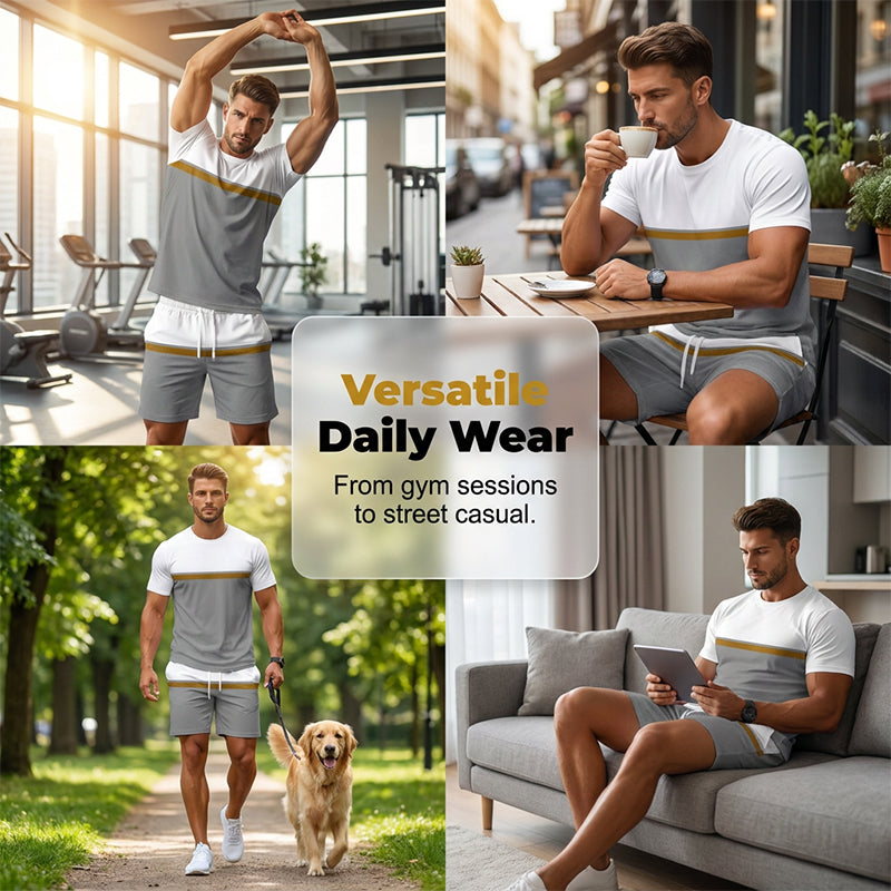💪 Funktions-Set aus Oberteil & Hose – atmungsaktiv, feuchtigkeitsableitend & bequem – perfekt für Sport & Alltag