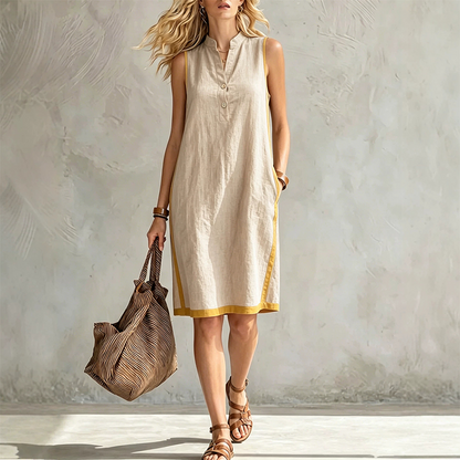 ✨ Tunika-Kleid mit V-Ausschnitt & lockerer Passform – figurschmeichelnd, knitterarm & einfach anzuziehen