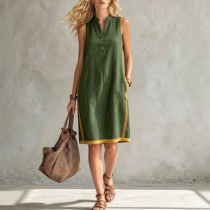 ✨ Tunika-Kleid mit V-Ausschnitt & lockerer Passform – figurschmeichelnd, knitterarm & einfach anzuziehen