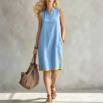 ✨ Tunika-Kleid mit V-Ausschnitt & lockerer Passform – figurschmeichelnd, knitterarm & einfach anzuziehen