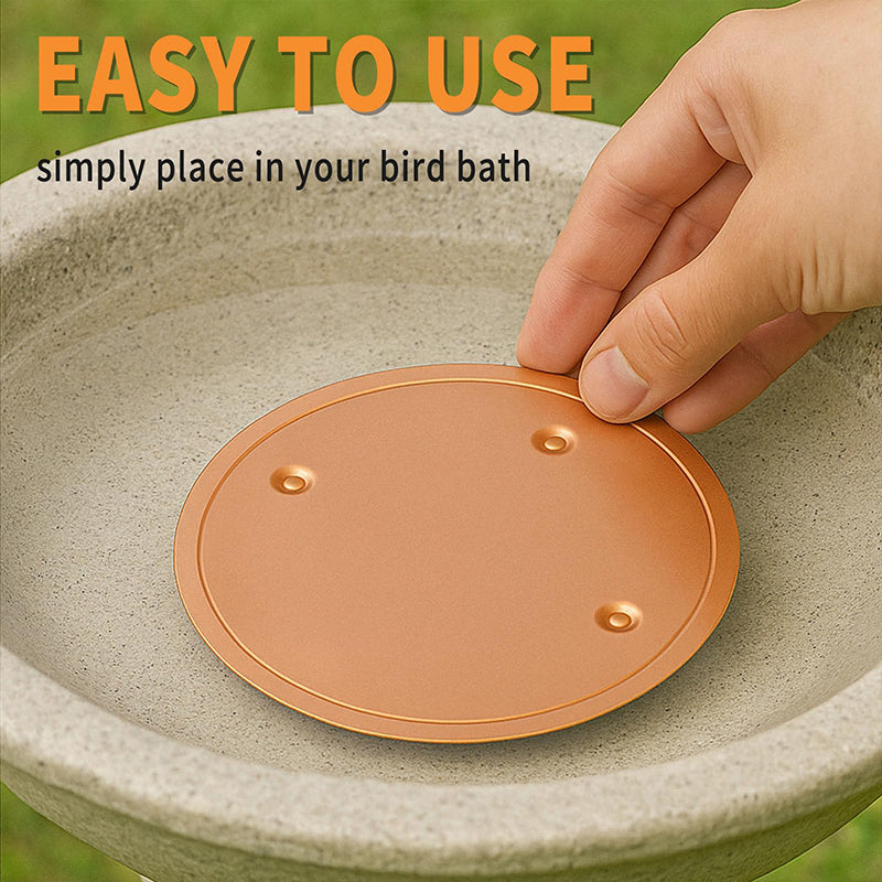 🦩 Natürlicher Algenhemmer für Vogeltränken & Springbrunnen – sauberes Wasser ohne Chemie – sicher für Vögel, Haustiere & Pflanzen