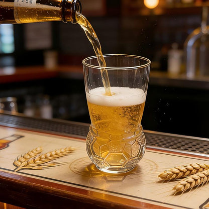 📊 Bereits über 100.000 mal verkauft!  🍷 Fußballförmiges Craft-Bierglas
