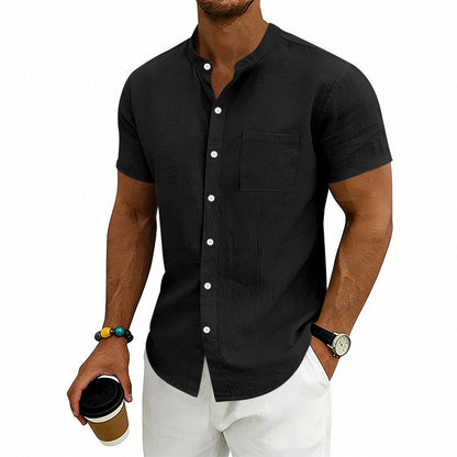 📢Mid-Season Sale: −50% nur für kurze Zeit⏰👕 Herren-Kurzarmhemd in lockerer Passform – einfarbig, atmungsaktiv & vielseitig für Alltag, Arbeit & Freizeit ☀️