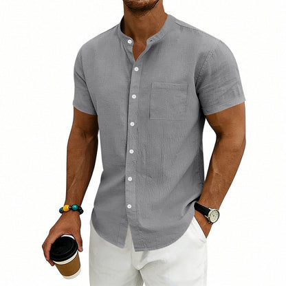 📢Mid-Season Sale: −50% nur für kurze Zeit⏰👕 Herren-Kurzarmhemd in lockerer Passform – einfarbig, atmungsaktiv & vielseitig für Alltag, Arbeit & Freizeit ☀️