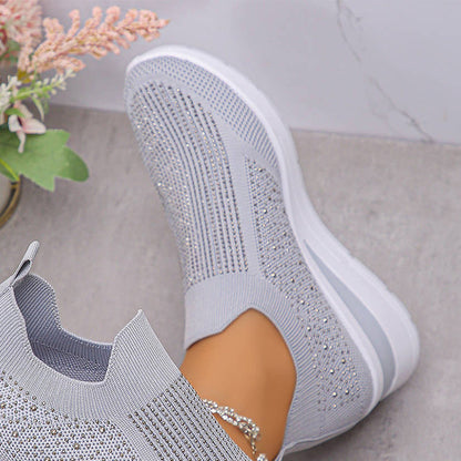 👟 Damen atmungsaktive Knit-Walking-Schuhe – leicht, flexibel & bequem – perfekt für lange Spaziergänge, Alltag & Reisen