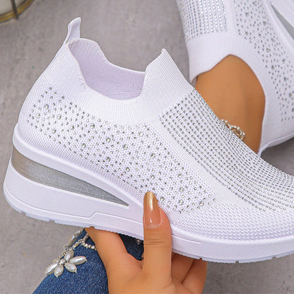 👟 Damen atmungsaktive Knit-Walking-Schuhe – leicht, flexibel & bequem – perfekt für lange Spaziergänge, Alltag & Reisen
