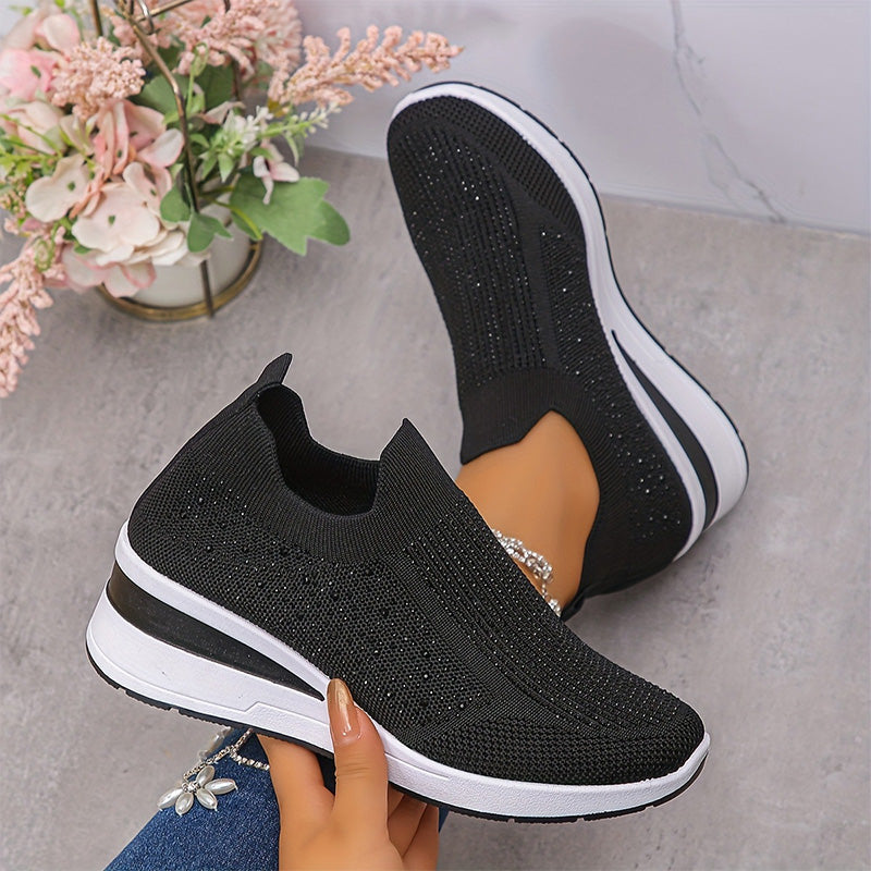 👟 Damen atmungsaktive Knit-Walking-Schuhe – leicht, flexibel & bequem – perfekt für lange Spaziergänge, Alltag & Reisen
