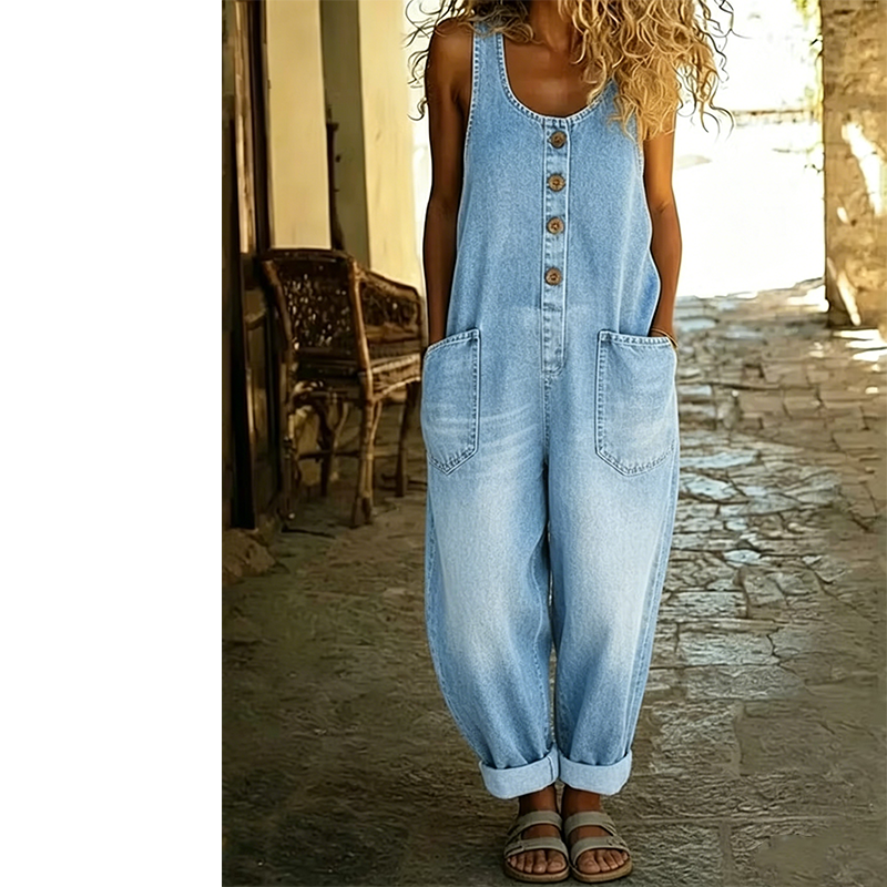 🔥 Die neuen Modelle sind jetzt im Verkauf! Ärmelloser Jumpsuit mit weitem Bein für Damen – luftig, elegant & vielseitig – perfekt für Alltag, Büro & besondere Anlässe