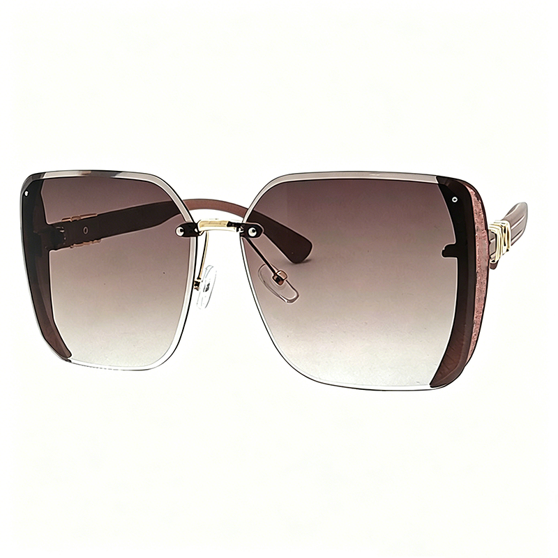 🕶️✨ 50% RABATT! Randlose quadratische Oversize-Sonnenbrille – Leicht, modern & UV400 – Perfekt für Damen & Herren, Strand, Stadt & Festival-Look 🌞