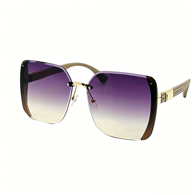 🕶️✨ 50% RABATT! Randlose quadratische Oversize-Sonnenbrille – Leicht, modern & UV400 – Perfekt für Damen & Herren, Strand, Stadt & Festival-Look 🌞