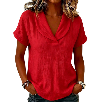 👕 Damen Loose Fit Knit Tee – luftig, bequem & vielseitig – perfekt für Alltag, Büro & Freizeit