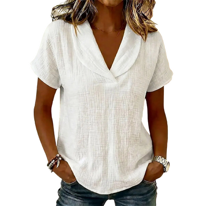 👕 Damen Loose Fit Knit Tee – luftig, bequem & vielseitig – perfekt für Alltag, Büro & Freizeit
