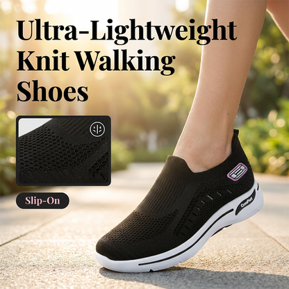 👟 Women's Breathable Knit Walking Shoes – leicht, flexibel & bequem – atmungsaktives Strickmaterial, gepolsterte Sohle & perfekter Halt – ideal für Alltag, Spaziergänge & Reisen
