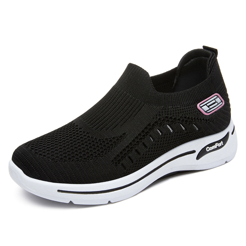 👟 Women's Breathable Knit Walking Shoes – leicht, flexibel & bequem – atmungsaktives Strickmaterial, gepolsterte Sohle & perfekter Halt – ideal für Alltag, Spaziergänge & Reisen