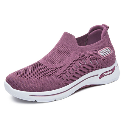 👟 Women's Breathable Knit Walking Shoes – leicht, flexibel & bequem – atmungsaktives Strickmaterial, gepolsterte Sohle & perfekter Halt – ideal für Alltag, Spaziergänge & Reisen