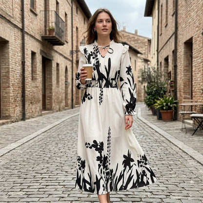 👗 50% RABATT! ⏰ Elegantes Maxikleid mit Blumenmuster für Damen – romantischer Look, luftiger Schnitt & vielseitig – perfekt für Alltag, Strand & besondere Anlässe
