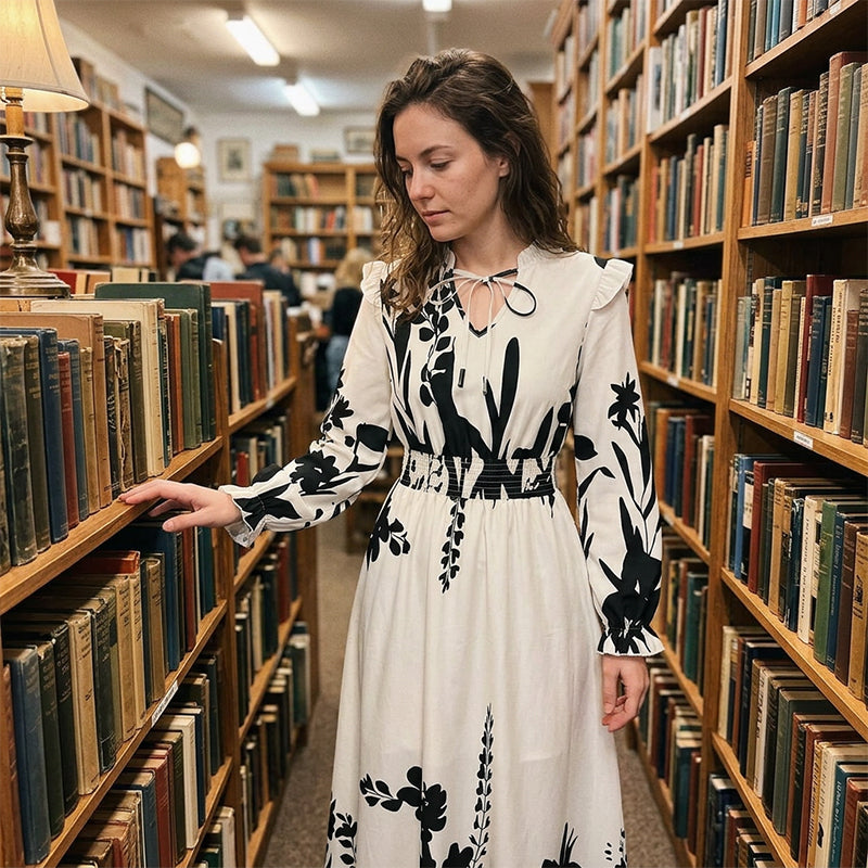 👗 50% RABATT! ⏰ Elegantes Maxikleid mit Blumenmuster für Damen – romantischer Look, luftiger Schnitt & vielseitig – perfekt für Alltag, Strand & besondere Anlässe