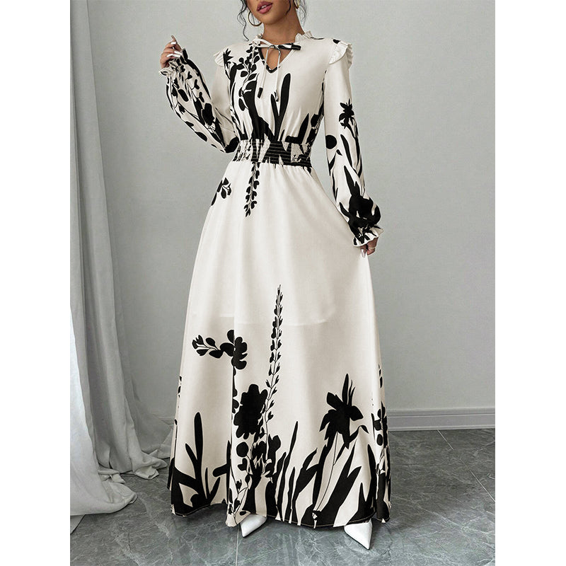 👗 50% RABATT! ⏰ Elegantes Maxikleid mit Blumenmuster für Damen – romantischer Look, luftiger Schnitt & vielseitig – perfekt für Alltag, Strand & besondere Anlässe