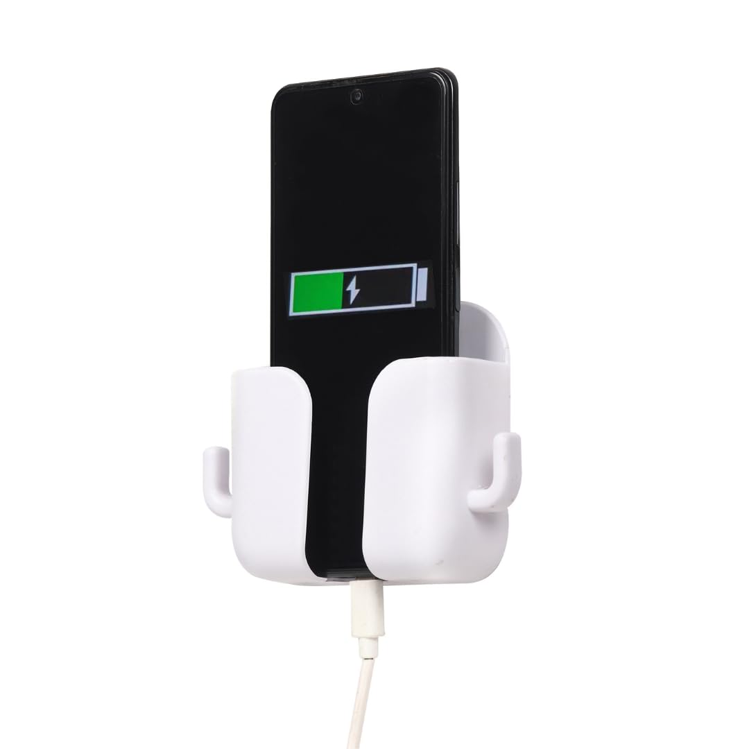 📱 Multifunktioneller Wand-Handyhalter – flexibel, stabil & platzsparend – für alle Smartphones geeignet – perfekt für Küche, Schlafzimmer, Büro & Bad