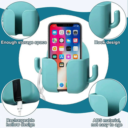 📱 Multifunktioneller Wand-Handyhalter – flexibel, stabil & platzsparend – für alle Smartphones geeignet – perfekt für Küche, Schlafzimmer, Büro & Bad
