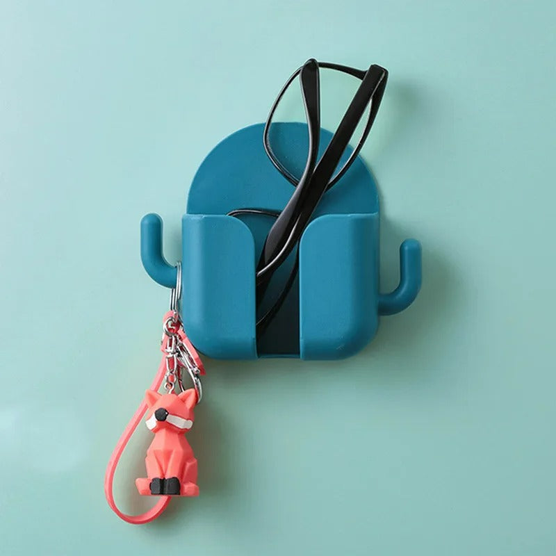 📱 Multifunktioneller Wand-Handyhalter – flexibel, stabil & platzsparend – für alle Smartphones geeignet – perfekt für Küche, Schlafzimmer, Büro & Bad