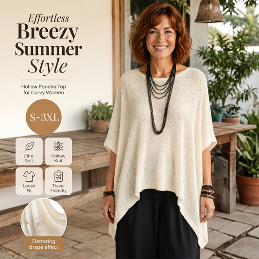 ✨ Knit-Top mit Batwing-Ärmeln & Cut-out-Details – figurschmeichelnd, knitterarm & leicht zu kombinieren – zu Jeans, Röcken & High-Waist-Hosen