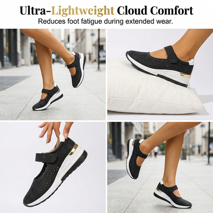 👟💨 Atmungsaktive Plateauschuhe mit Ausschnitten