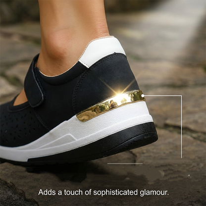👟💨 Atmungsaktive Plateauschuhe mit Ausschnitten