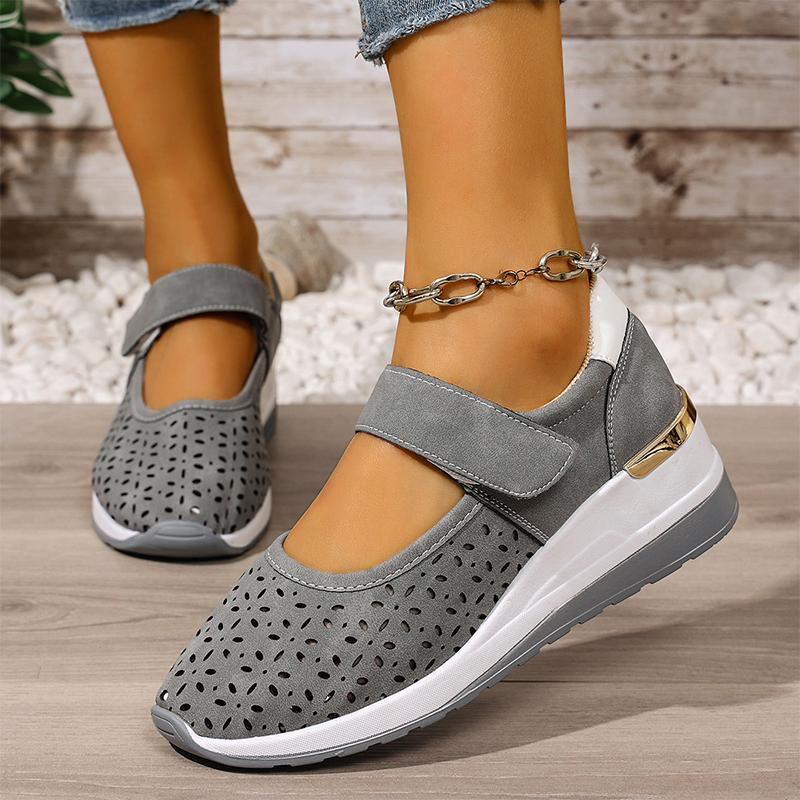 👟💨 Atmungsaktive Plateauschuhe mit Ausschnitten