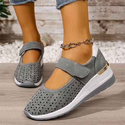 👟💨 Atmungsaktive Plateauschuhe mit Ausschnitten