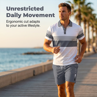 👕 2-teiliges Hemd- & Shorts-Set für Herren – bequem, atmungsaktiv & vielseitig für Sommer, Freizeit & Reisen | 50% Sommer-Sale ☀️🩳