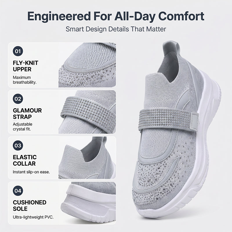 👟 Atmungsaktive Mesh-Sneaker für Damen im Freizeitstil – leicht, flexibel & bequem – perfekt für Alltag, Spaziergänge & Reisen