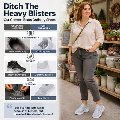👟 Atmungsaktive Mesh-Sneaker für Damen im Freizeitstil – leicht, flexibel & bequem – perfekt für Alltag, Spaziergänge & Reisen