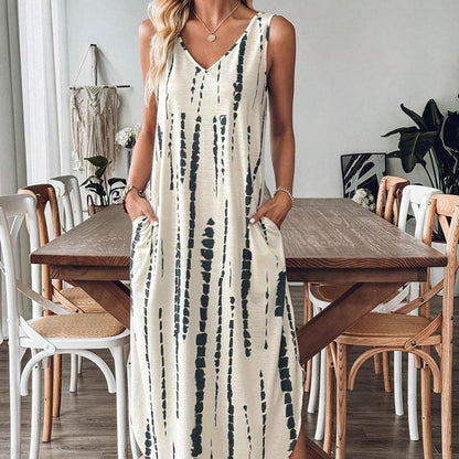 👗Women's Elegant Sleeveless V-Neck Maxi Dress✨