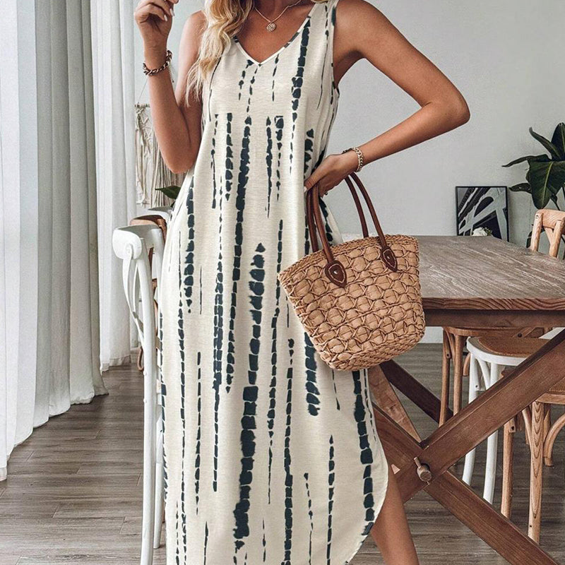 👗Women's Elegant Sleeveless V-Neck Maxi Dress✨