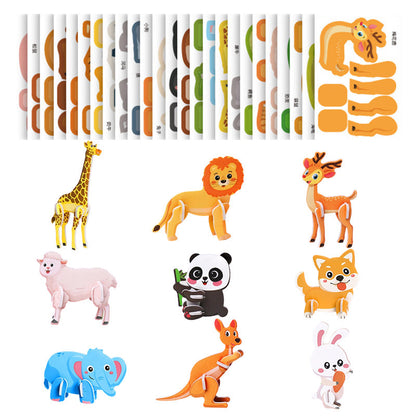 🧩 3D- Lernpuzzle für Kinder – fördert Kreativität, räumliches Denken & Feinmotorik – ideal für Jungen & Mädchen ab 3 Jahren – perfekt für Zuhause, Schule & unterwegs