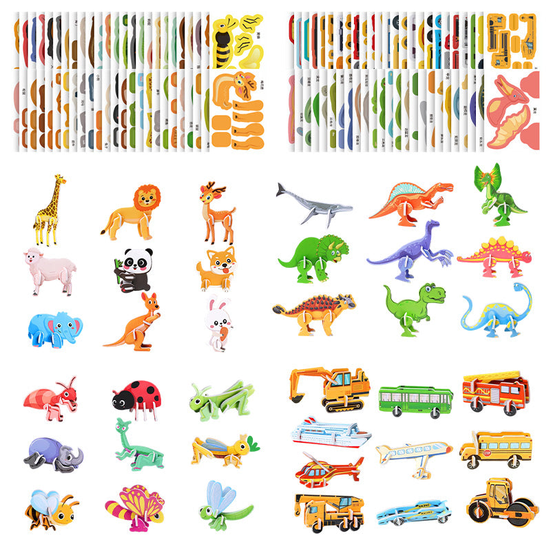 🧩 3D- Lernpuzzle für Kinder – fördert Kreativität, räumliches Denken & Feinmotorik – ideal für Jungen & Mädchen ab 3 Jahren – perfekt für Zuhause, Schule & unterwegs