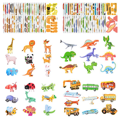 🧩 3D- Lernpuzzle für Kinder – fördert Kreativität, räumliches Denken & Feinmotorik – ideal für Jungen & Mädchen ab 3 Jahren – perfekt für Zuhause, Schule & unterwegs