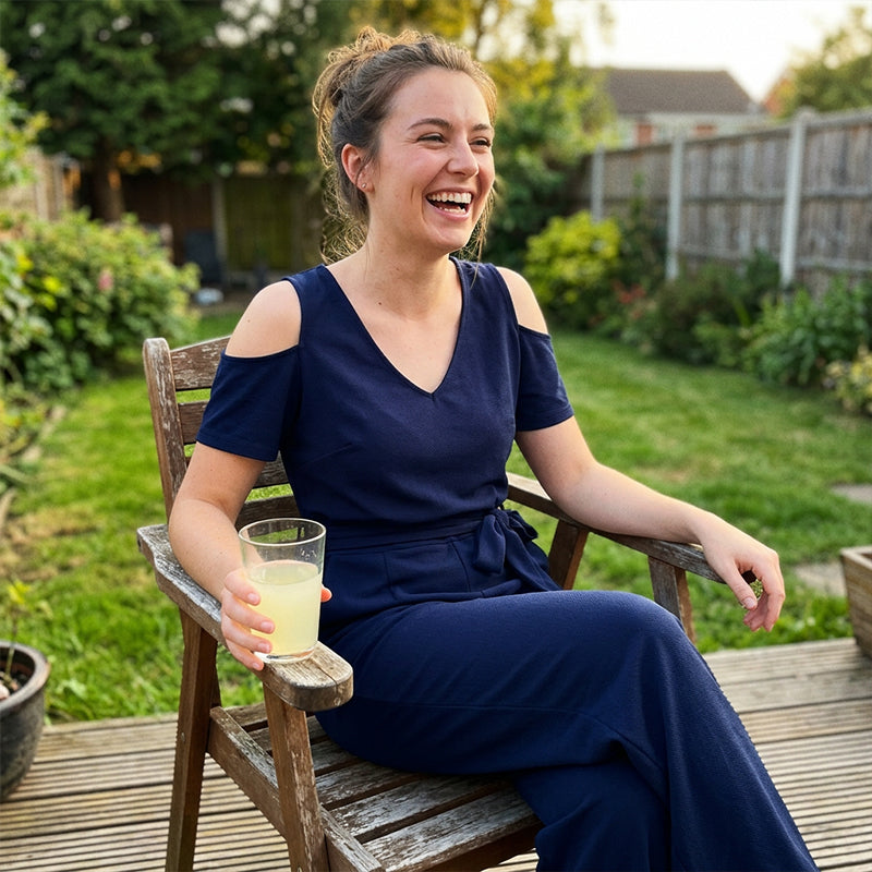 👗🌸 Women's Elegant Cold Shoulder Jumpsuit – modern, luftig & vielseitig – perfekt für warme Tage, Partys & besondere Anlässe