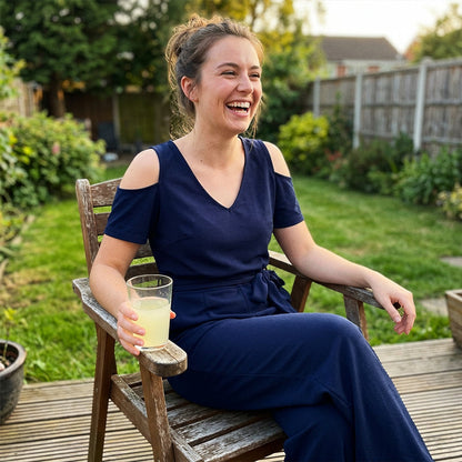👗🌸 Women's Elegant Cold Shoulder Jumpsuit – modern, luftig & vielseitig – perfekt für warme Tage, Partys & besondere Anlässe